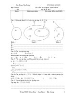 Kiểm tra 15 phút toán 6