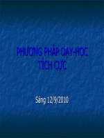 THỦ THUẬT DẠY TÍCH CỰC TIẾNG ANH 2010
