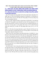 THỰC TRẠNG HOẠT ĐỘNG BẢO LÃNH TẠI NGÂN HÀNG NÔNG NGHIỆP VÀ PHÁT TRIỂN NÔNG THÔN CHI NHÁNH ĐỐNG ĐA