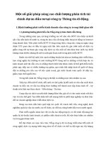 Một số giải pháp nâng cao chất lượng phân tích tài chính dự án đầu tư tại công ty Thông tin di động