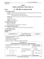 Giao an dai lop 8 - chuong 3