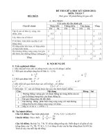 Đề kiểm tra giữa kỳ I_ Toán 7 _Chẵn