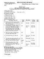 Báo cáo từng tháng