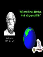 Bài Lực đẩy Ac-si-met(TN ảo)