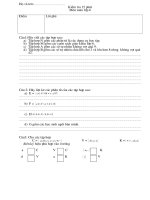 kiểm tra 15 số học lớp 6 C1