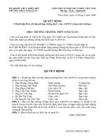 Quyết định thành lập Ban chỉ đạo Cúm A(H1N1)