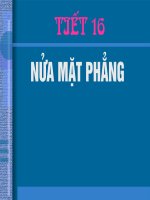 Hình học 6 - Nửa mặt phẳng