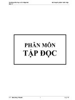 Kế hoạch giảng dạy tiếng Việt lớp 5