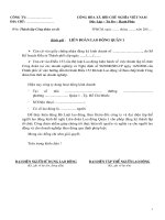 Ho so thanh lap CDCS