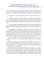 Nội dung đổi mới PPGD Vật lý 10