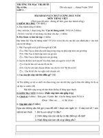 Đề thi đầu năm TV3