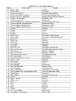 NHUNG TU-CAU THONG DUNG