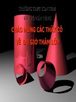 Khái niệm mặt tròn xoay