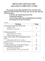 kiến thức dành cho giáo viên soạn bài