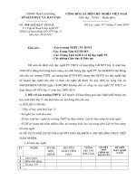 Lập kế hoạch dạy Nghề theo yêu cầu của SGD