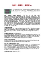 Bạn chưa hiểu biết về RAM - Bộ nhớ trong của máy tính