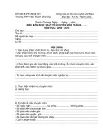 BIEN BAN VA KE HOACH TO