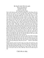 THUYẾT MINH LỒNG ĐÈN TRUNG THU