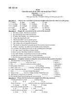 ĐỀ CHỌN HSG AV9( sô 14)