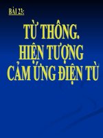 BAI 23. TU THONG- CAM UNG DIEN TU