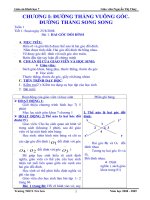 Giáo án học kỳ I Hình học 7