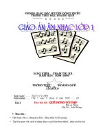 Giáo án âm nhạc lop 1