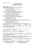 KT 1 tiet lop 10 ( KH II )