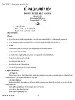 kế hoạch chuyên môn 10A