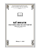 KHOACH HĐ CTĐ NĂM HOC 09-10