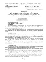 BAO CAO 10 NĂM PCGD