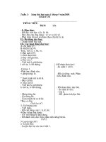 Giao an lop 1 - tuan 3+4+5+6