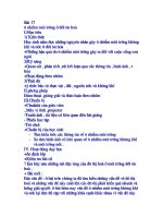 Giáo án GIẢNG DAY MÔI TRƯỜNG