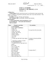 Giáo Án Anh 6 tiết 13