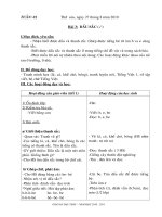 GIÁO ÁN LỚP 1 - 4