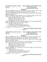 Kiểm tra định kỳ năm học 2009 - 2910