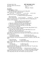 đề thi hk1 lớp 11