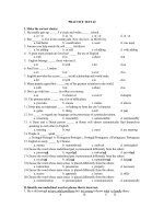 Đề kiểm tra tiếng anh lớp 12, đề số 42