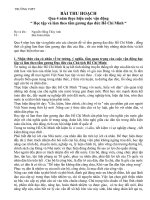 Bài Thu Hoạch 4 Năm Học tập và Làm Theo Tấm Gương Đạo Đức Hồ Chí Minh