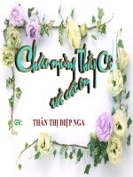 CHƯƠNG IX: GIÁO DỤC BẢO VỆ MÔI TRƯỜNG