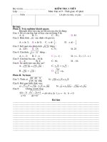 kiem tra 1 tiet dai so 9