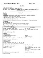 Giáo án tuần 5 lớp 1