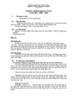 Chương trình Khai giang 2009-2010