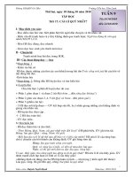 giao an 5 tuan 9 (S.A) mot cot