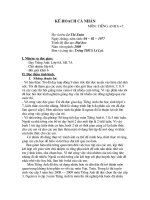 KẾ hoạch bộ môn anh 6,7