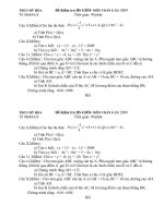 Dề khảo sát toán 8