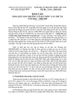 BC TỔNG KẾT GIẢI  “LÊ QUÝ ĐÔN” LẦN THỨ XX