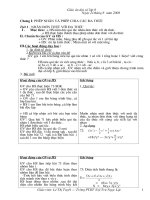 giáo án đại số lơp8 từ tiết 1 đến tiết 65