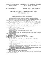 Kế hoạch giao lưu CM