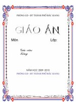 Khung và trang trí bìa giáo án