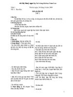 giáo án lớp 3 tuần 1